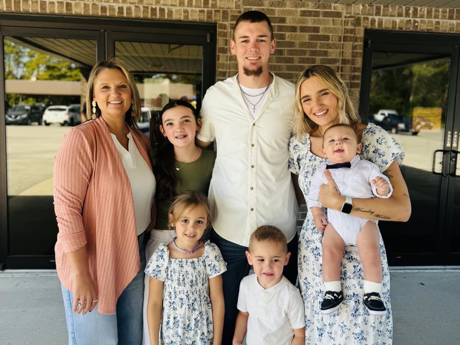 Lexie with her family